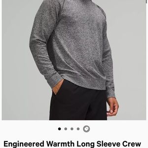Lululemon Engineered Warm Long Sleeve Crew - Dark Green, Medium